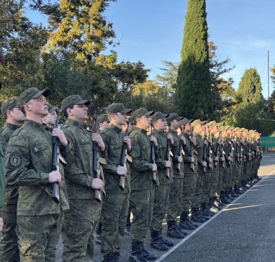 Новобранцы Пограничного Управления  СГБ РА приняли присягу на верность Родине